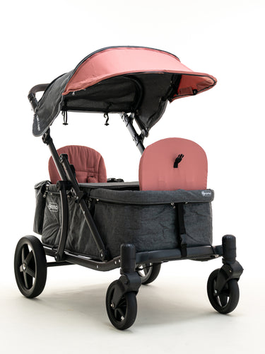 Pronto One Stroller - Ginger Pink with black frame - Starter package