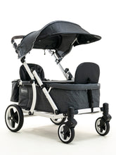 Load image into Gallery viewer, Pronto One Stroller - City Black with white frame - Starter package