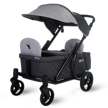 Load image into Gallery viewer, Pronto One Stroller - Grey with black frame – Starter package