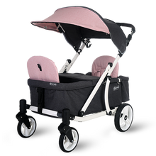 Load image into Gallery viewer, Pronto One Stroller - Pink with white frame - Starter package