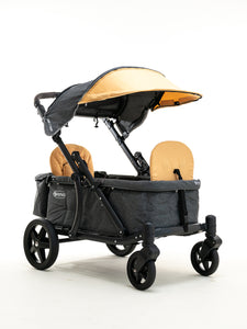 black and yellow jogging stroller Pronto One Stroller - Ginger Yellow with black frame