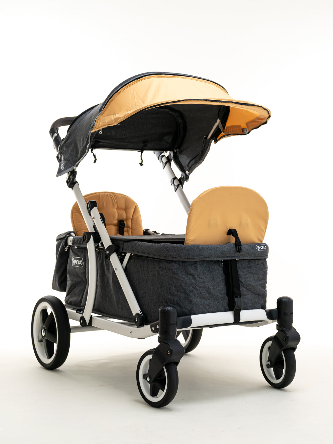 wagon stroller malaysia Pronto One Stroller - Ginger Yellow with white frame