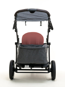 Pronto One Stroller - Ginger Pink with black frame - Starter package