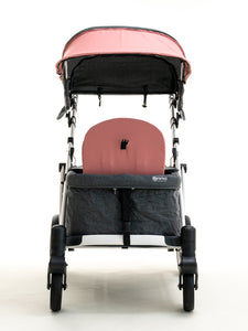 Pronto One Stroller - Ginger Pink with white frame - Starter package