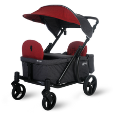 Load image into Gallery viewer, Pronto One Stroller - Burgundy with black frame - Starter package