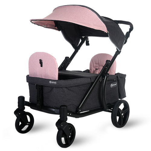 Pronto One Stroller - Pink with black frame - Starter package