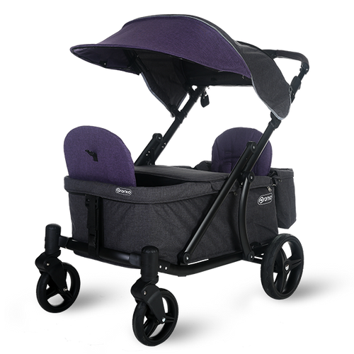 Pronto One Stroller - Purple with black frame - Starter package