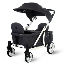Load image into Gallery viewer, Pronto One Stroller - Dark Grey with white frame - Starter package