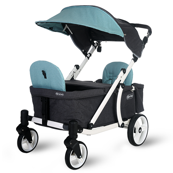 Pronto One Stroller - Mint with white frame - Starter package Pronto One Stroller - Mint with white frame - Starter package