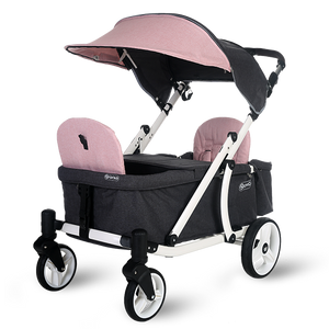 Pronto One Stroller - Pink with white frame - Starter package